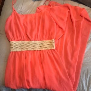 Pink/orange dress